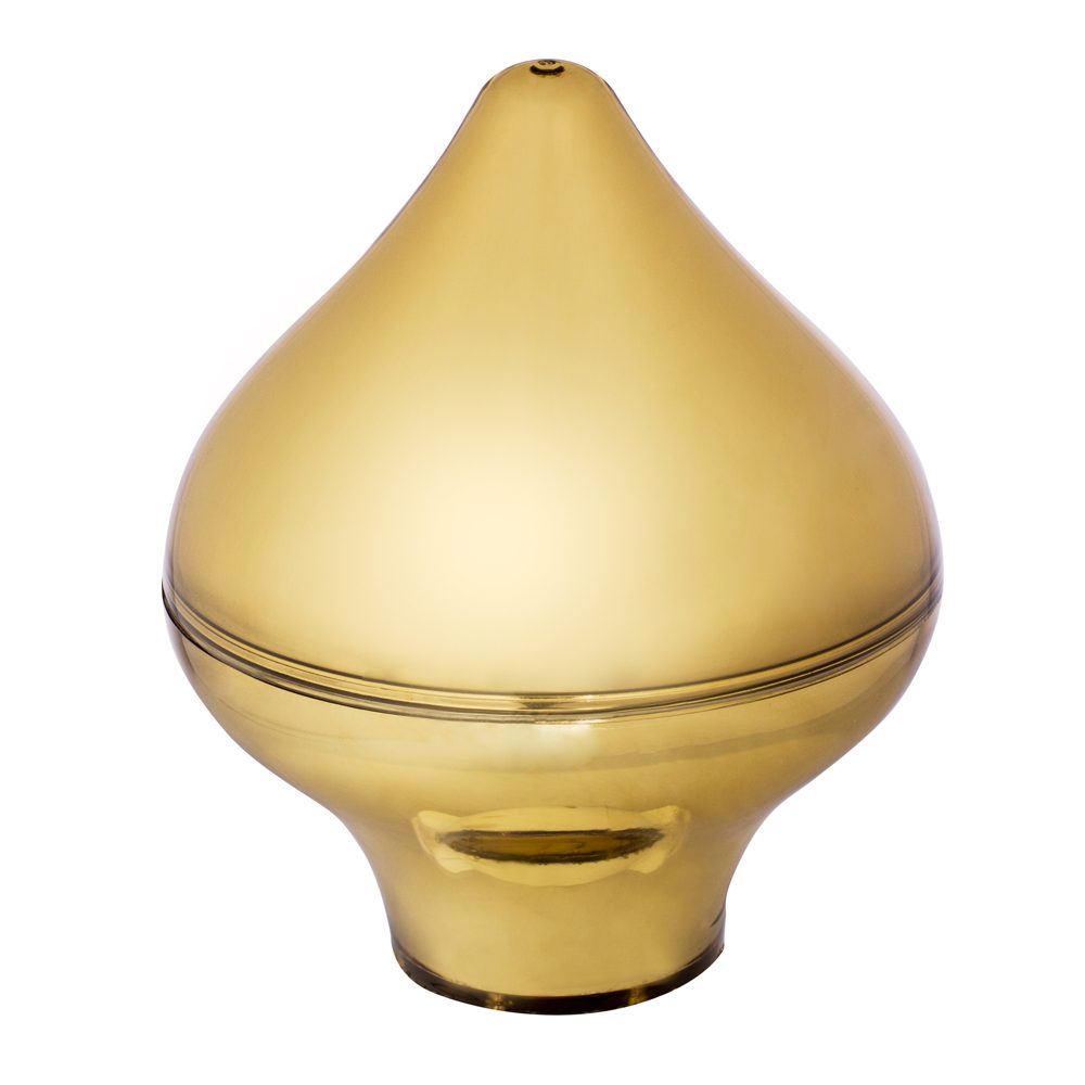 37300 Finial onion gold 135mm